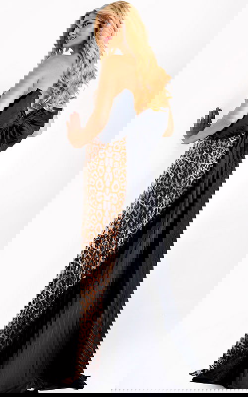 Leopard sequin dress 48651