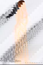 Sparkly slit gown 42512