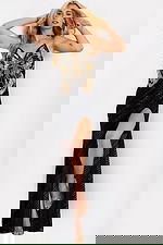 Butterfly sequin gown 49209