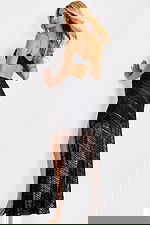 Strappy sequin gown 49209