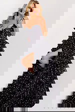 Tiered ruffle ballgown with sweetheart neckline 49087