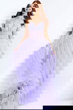 sweetheart neckline corset bodice beaded dress 49721