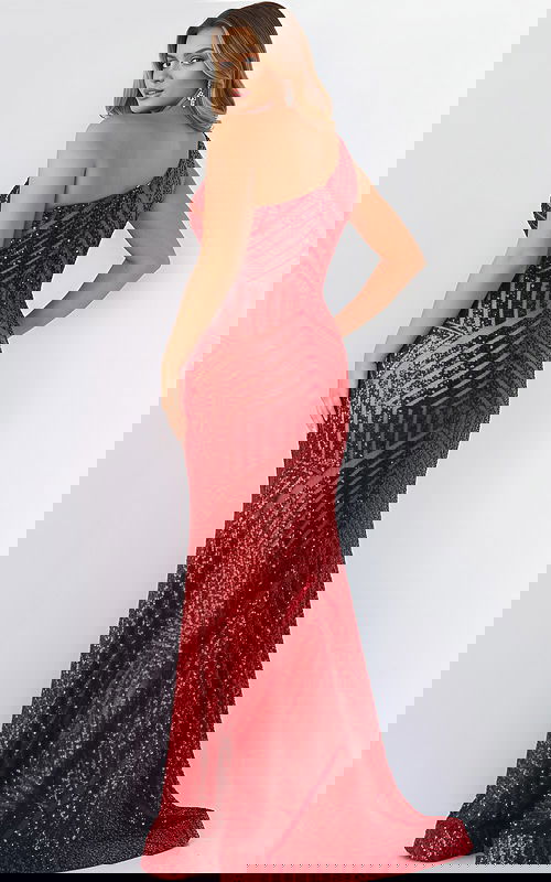 one shoulder embellished dress 06017