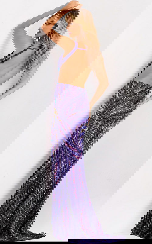 Glamorous slit dress with side cutouts 47793