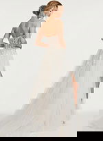 back of lace white dress 06610