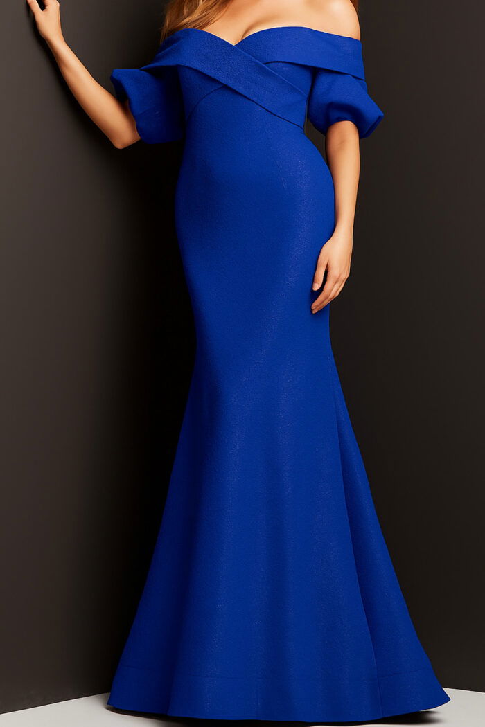 mermaid cobalt dress 06831