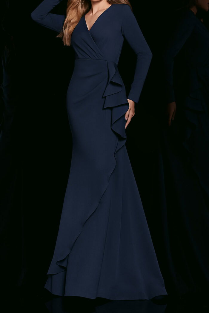 navy mother of the bride dress 06995