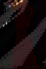 long sleeves mother of the bride dress 06995