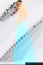 Halter evening gown with embellished bodice 48300