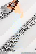 Shimmer strapless evening dress 49260