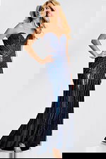 Strapless beaded mermaid gown 48366