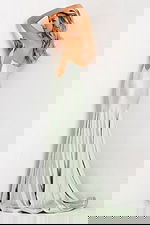 Mermaid Satin Prom Gown With Open Back