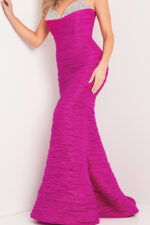 23546 fuchisa mermaid embellished dress