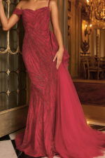 23777 fuchsia beaded dress