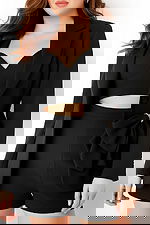 25840 3 piece romper in black