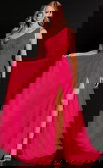 fuchisa one shoulder dress 25913