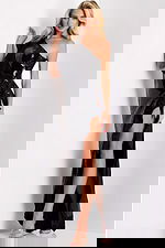 sequin black dress 26159