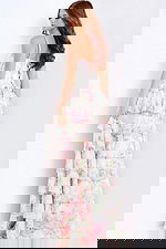 back of floral multi color dress 47282