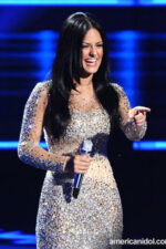 Model wearing Jovani 7757 nude dress with sequins, event view