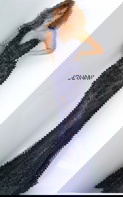 one shoulder dress with mermaid bodice 3375