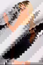 velvet little black dress 36602