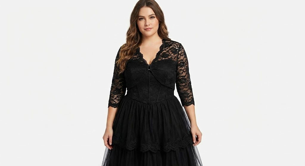 Add lace bolero jacket