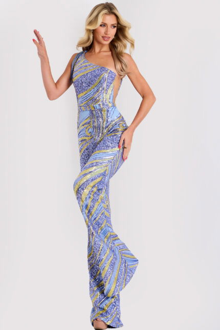 jumpsuit with open Back and Fringe Detail 36846
