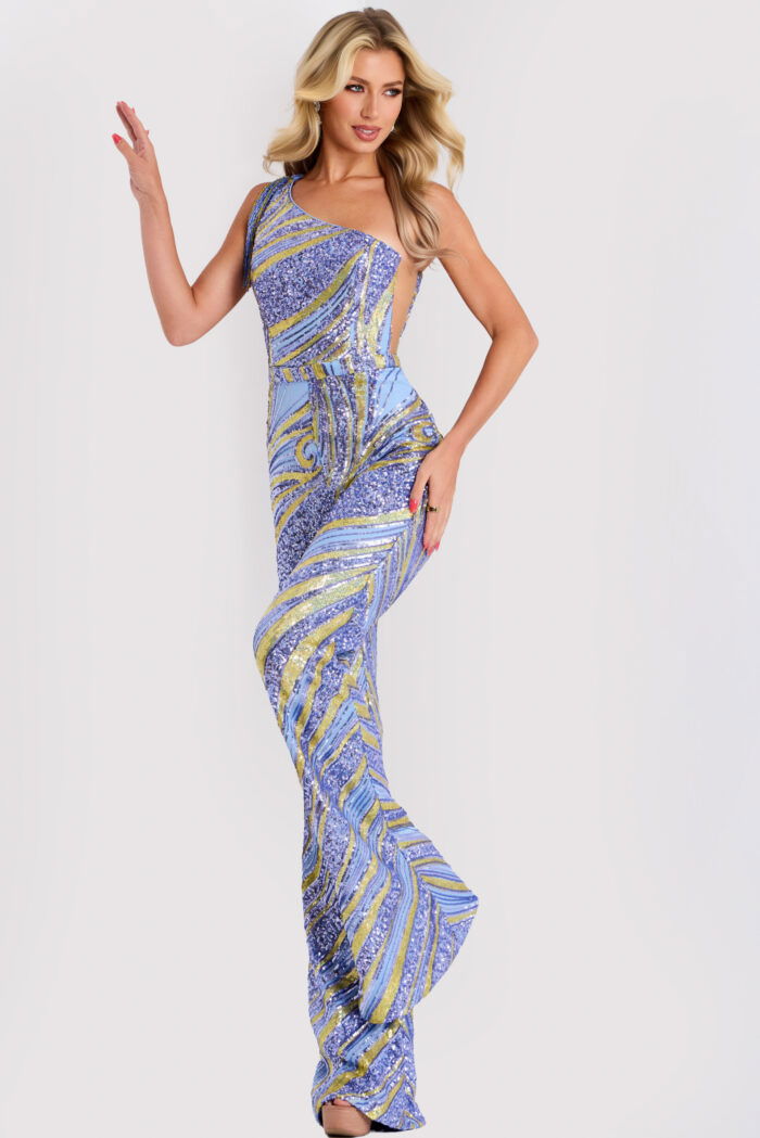 jumpsuit with open Back and Fringe Detail 36846