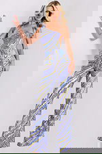 one shoulder lilac jumpsuit 36846