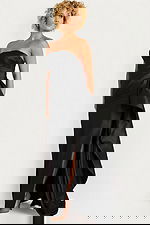 Strapless gown with pleated bodice 36854