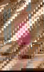 Fitted halter mini dress with shimmering bead embellishments