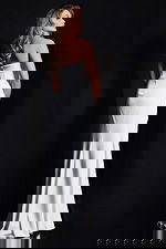 white jersey dress 44725