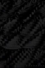 black ruffled fabric for style 37146