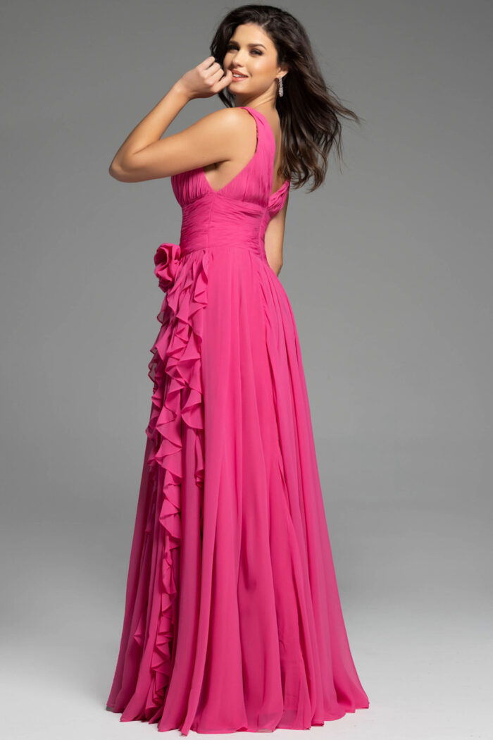 ruffled prom dress 37374