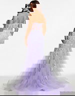 strapless tulle beaded dress 37414