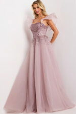 pink evening dress 37423