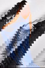 v back evening dress 37602