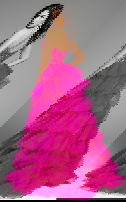 ruffled prom dress 37689