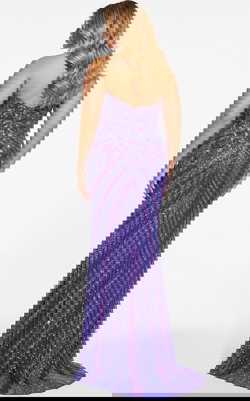 back of beaded sheath dress 38707