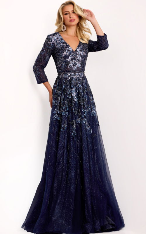 beaded mother of the bride dress 38756