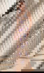 beaded sheer nude dress 38776