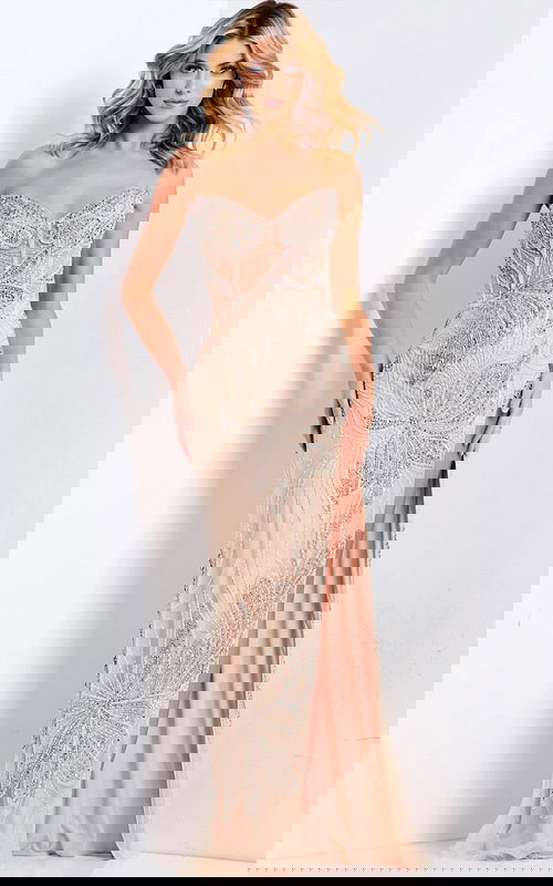 nude sheer dress 38812