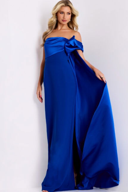royal blue fitted dress 3886