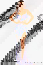 high slit pageant dress 39039