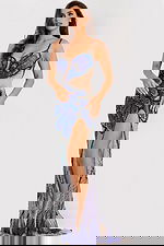 sheer beaded dress 39039