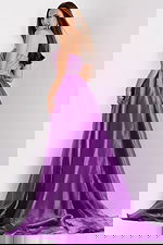 Beaded Dress With Detachable Overskirt