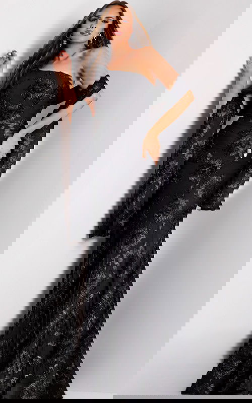 black one shoulder dress 39267