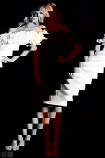 white off the shoulder dress 39752