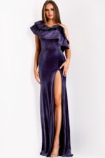 Model wearing Jovani dress 39887-1.