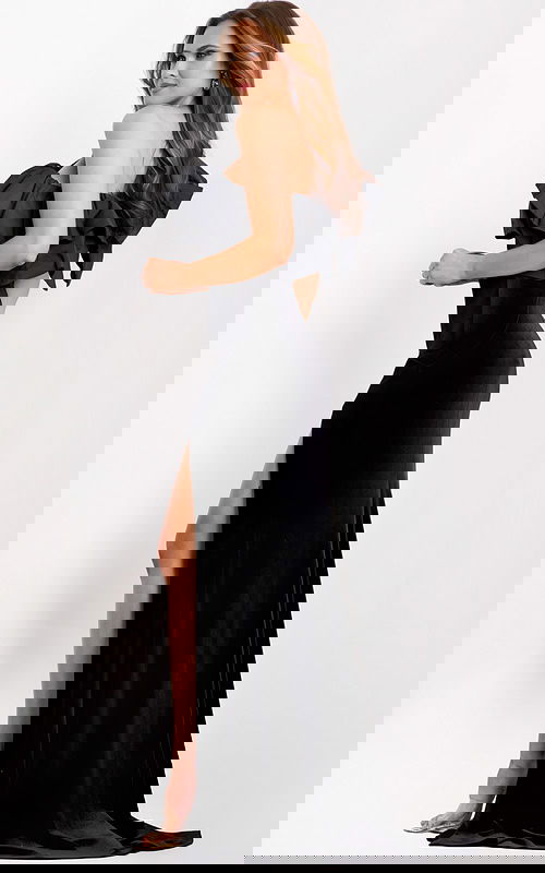 black fitted dress 39887